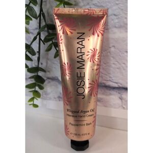NEW😍Josie Maran Whipped Argan Oil Intensive Hand Cream Peppermint Bark 4.6oz